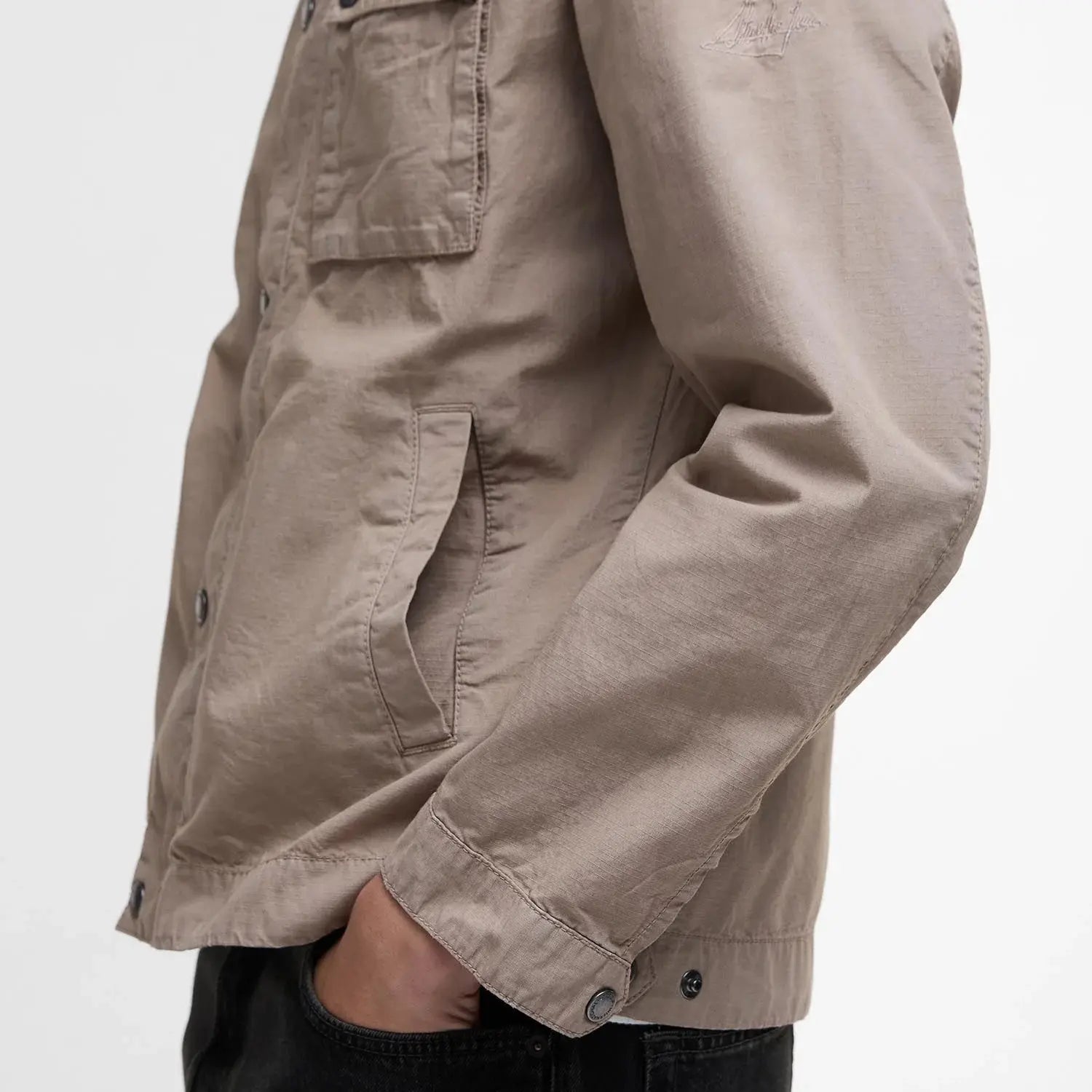Veste Workers Casual Beige - Barbour International - détail 6