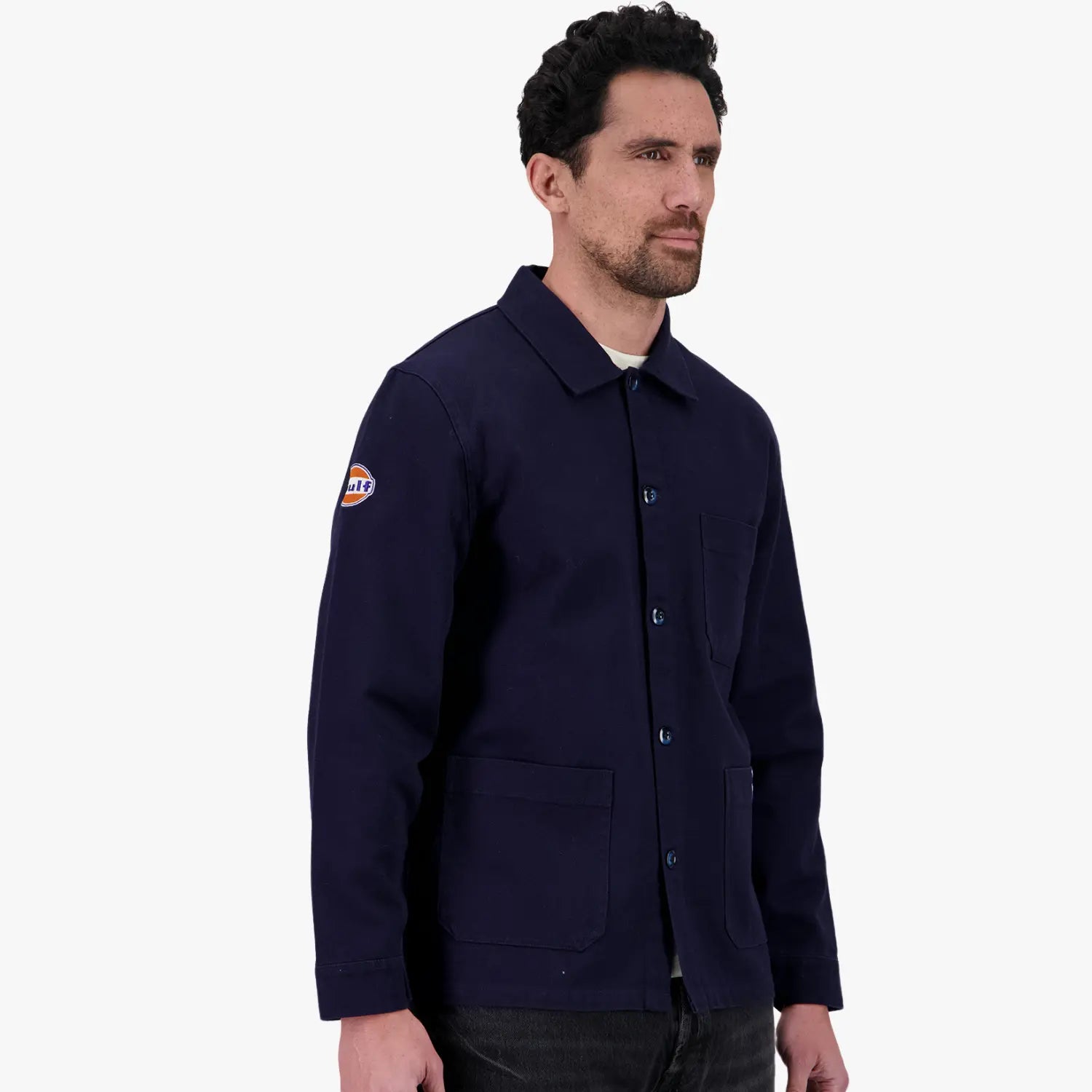 Veste Workshop Navy - Gulf - détail 3