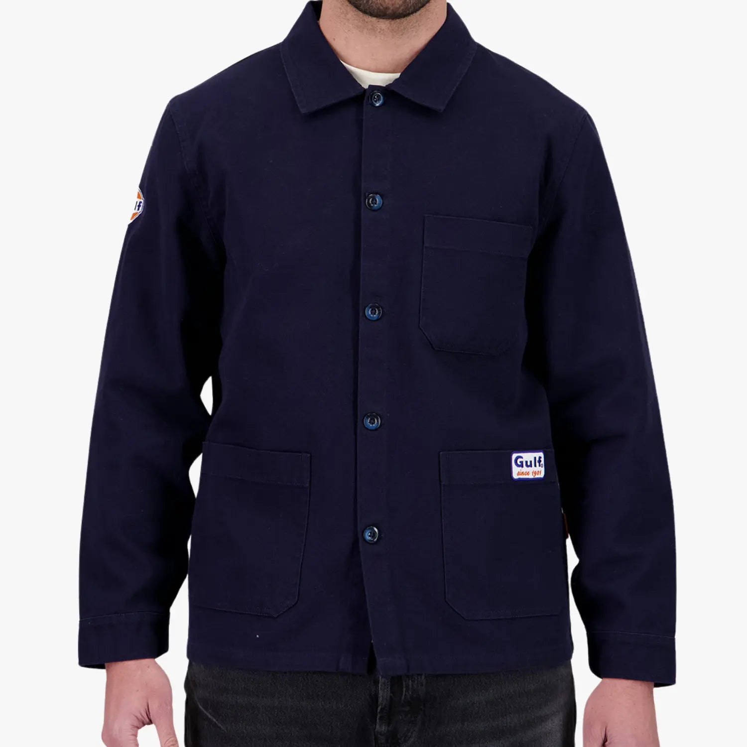 Veste Workshop Navy - Gulf - détail 4