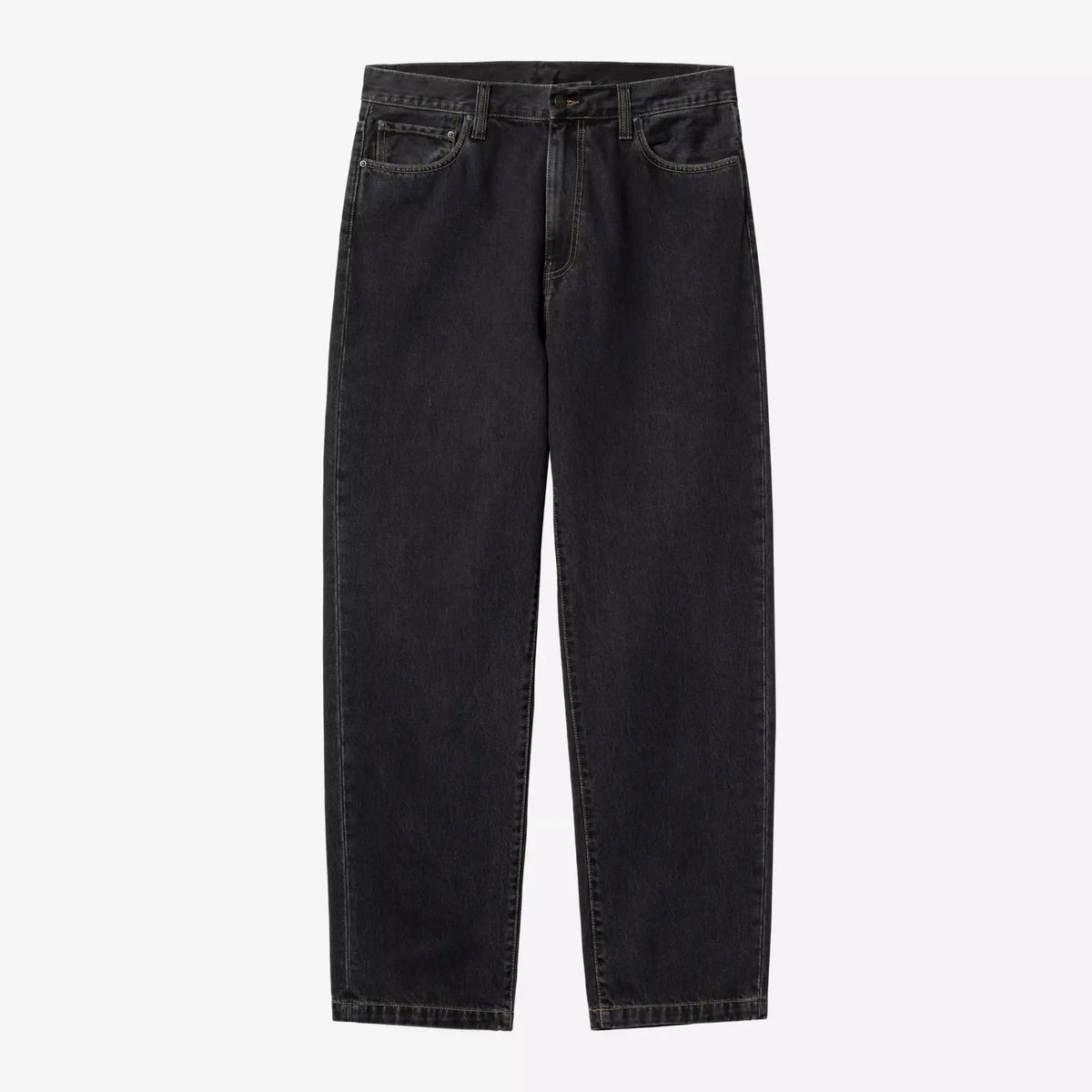 Aaron Pant Black Stone Washed Carhartt WIP - vue 1
