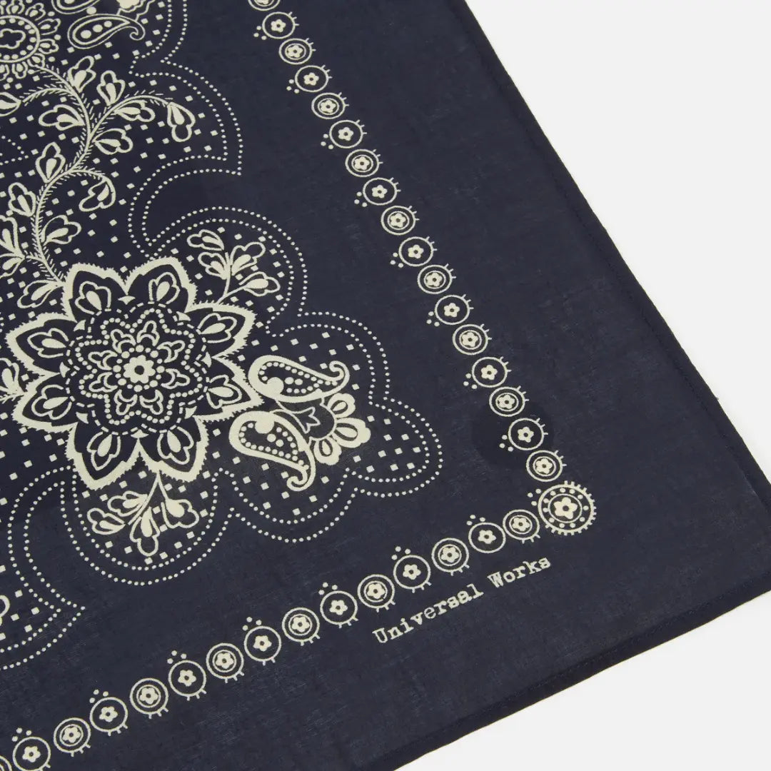 Bandana - Navy - Universal Works - détail 2