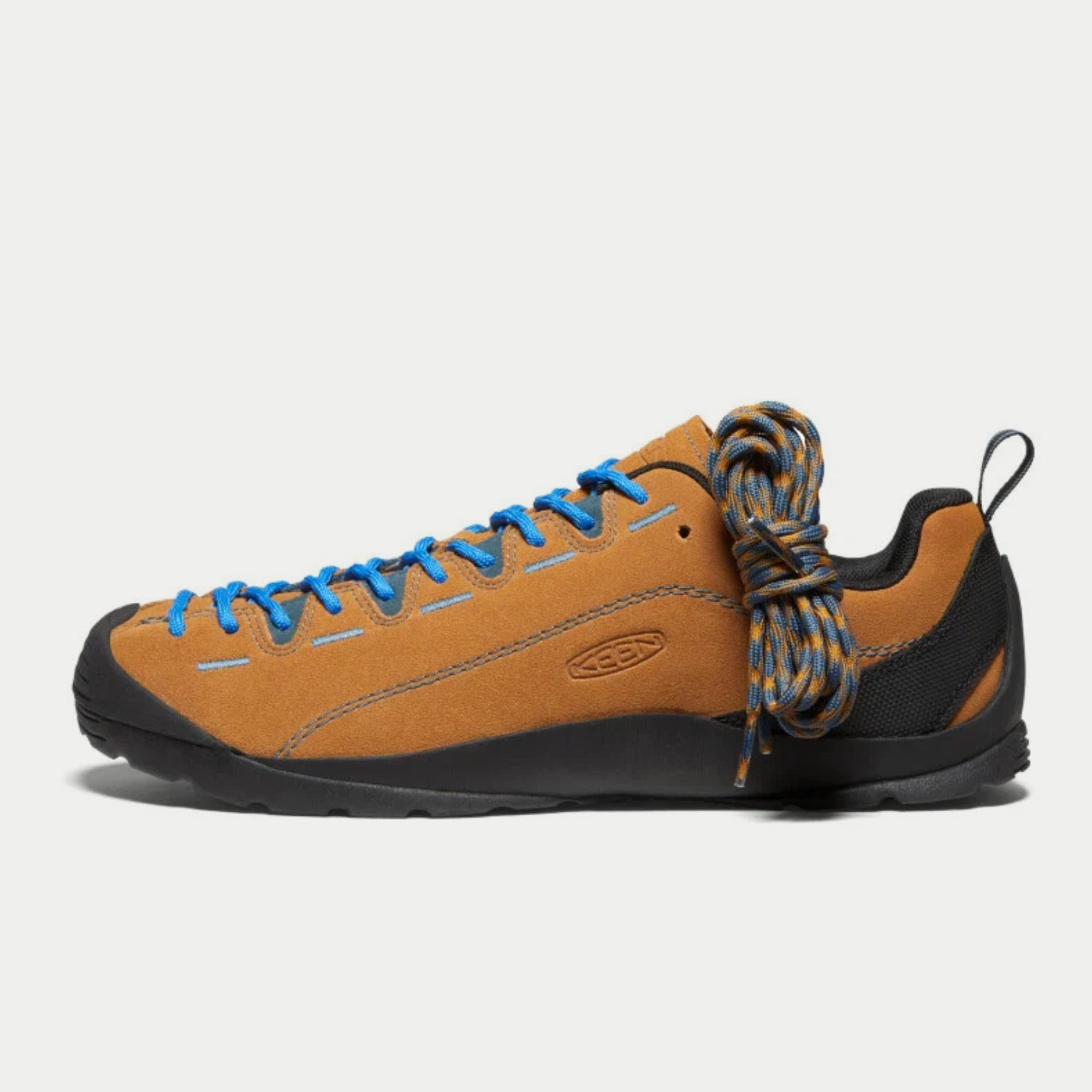 Baskets Jasper Cathay Spice & Orion Blue KEEN - profil intérieur avec la seconde paire de lacets