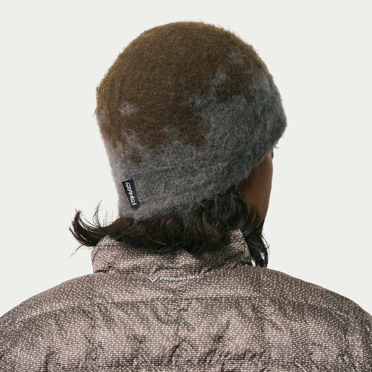 Bonnet en Mohair Slate Gramicci - vue portée de dos