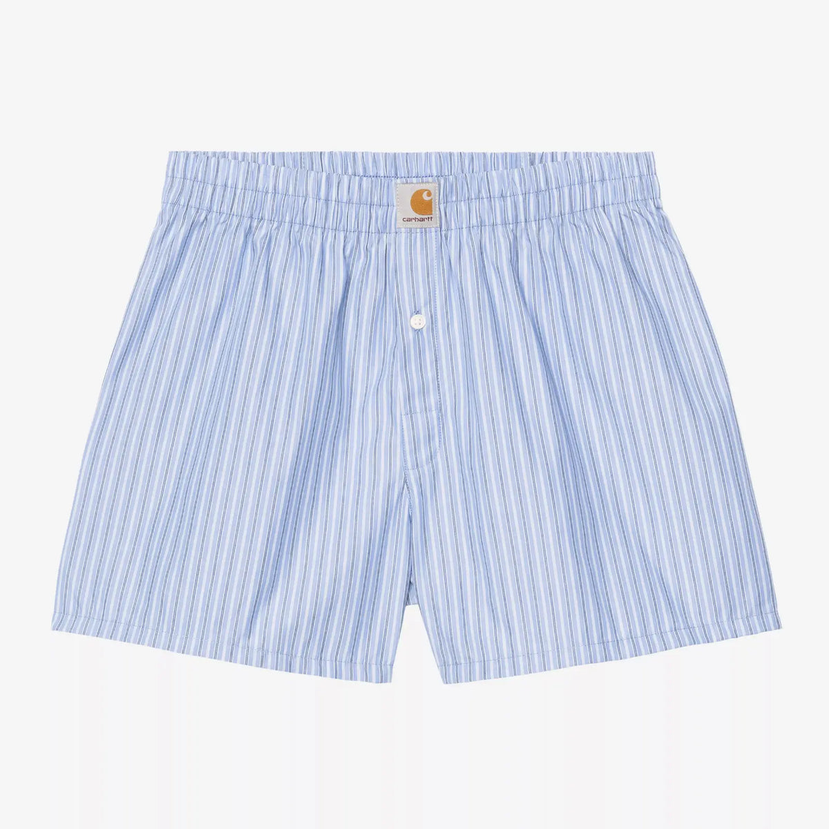 Caleçon Keene Stripe Carhartt WIP en popeline coton rayée