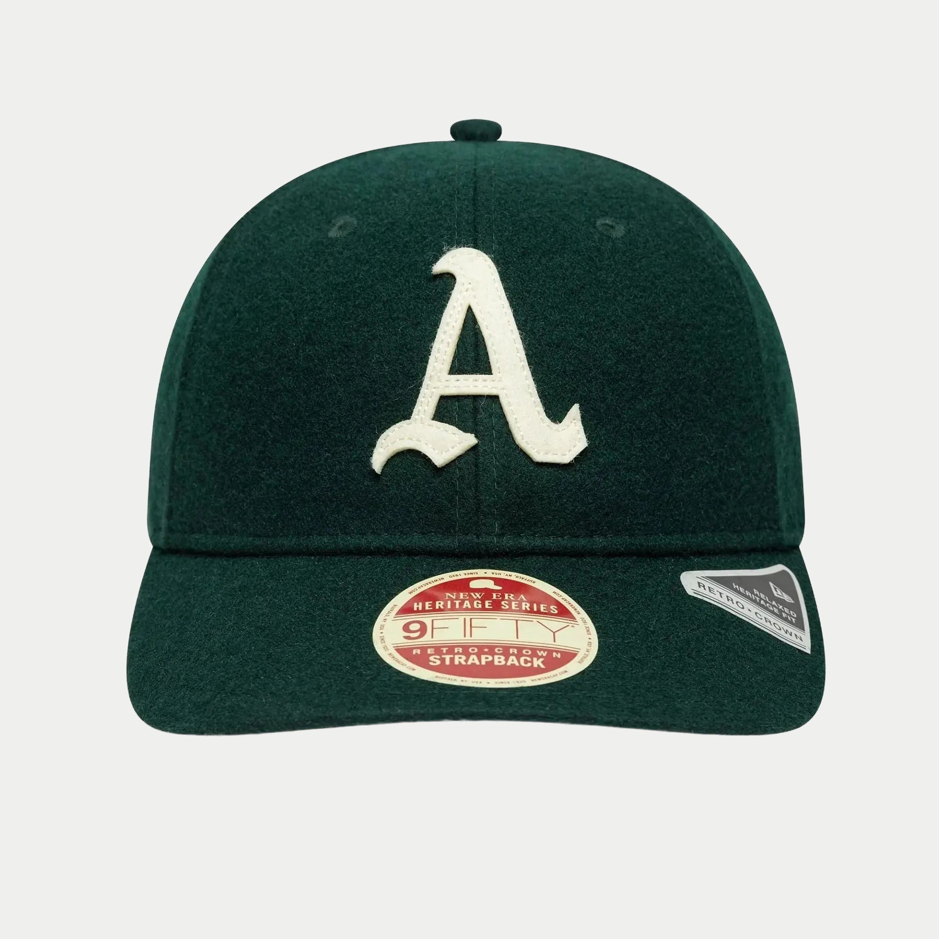 Casquette 9fifty Retro Crown Heritage Athletics Vert Foncé - New Era - détail 2