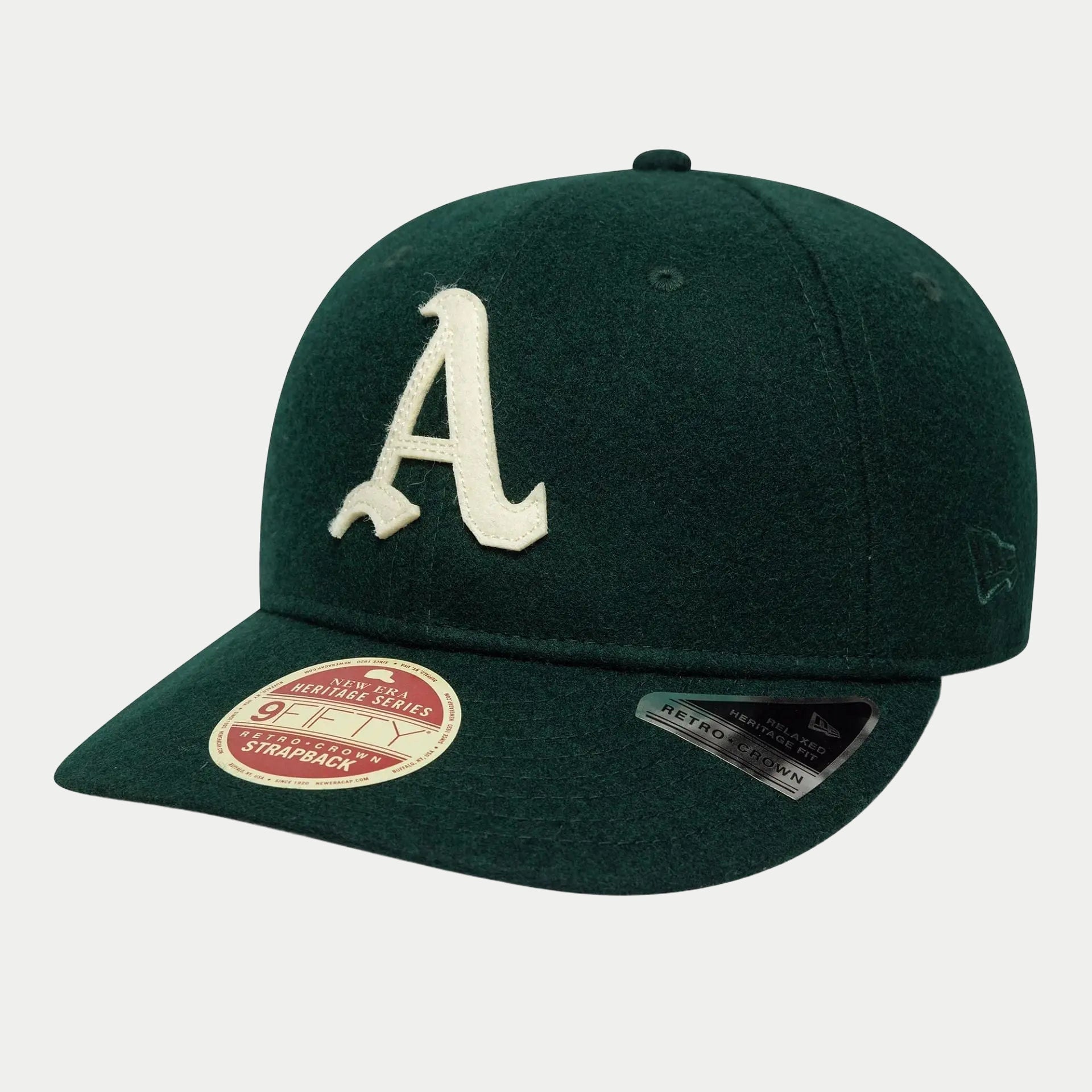 Casquette 9fifty Retro Crown Heritage Athletics Vert Foncé - New Era