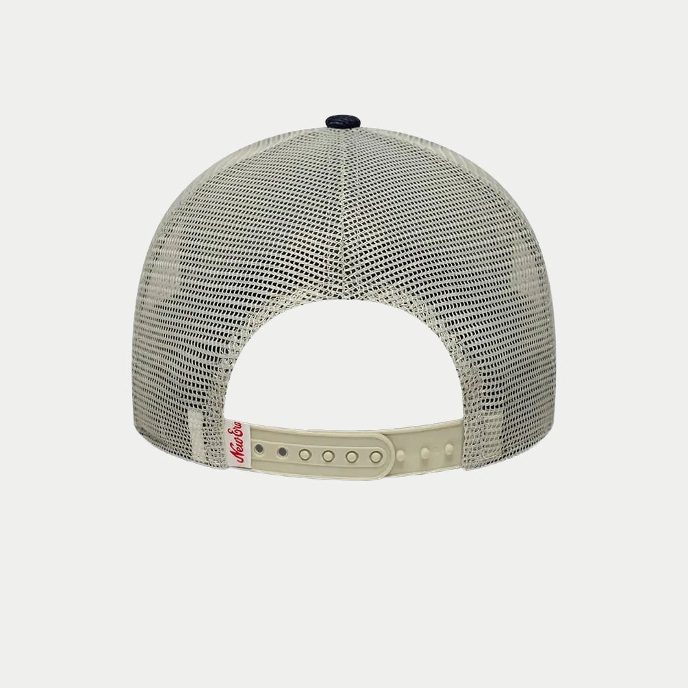 Casquette 9FORTY A-Frame Trucker New Era Patch Denim - Bleu Foncé - New Era