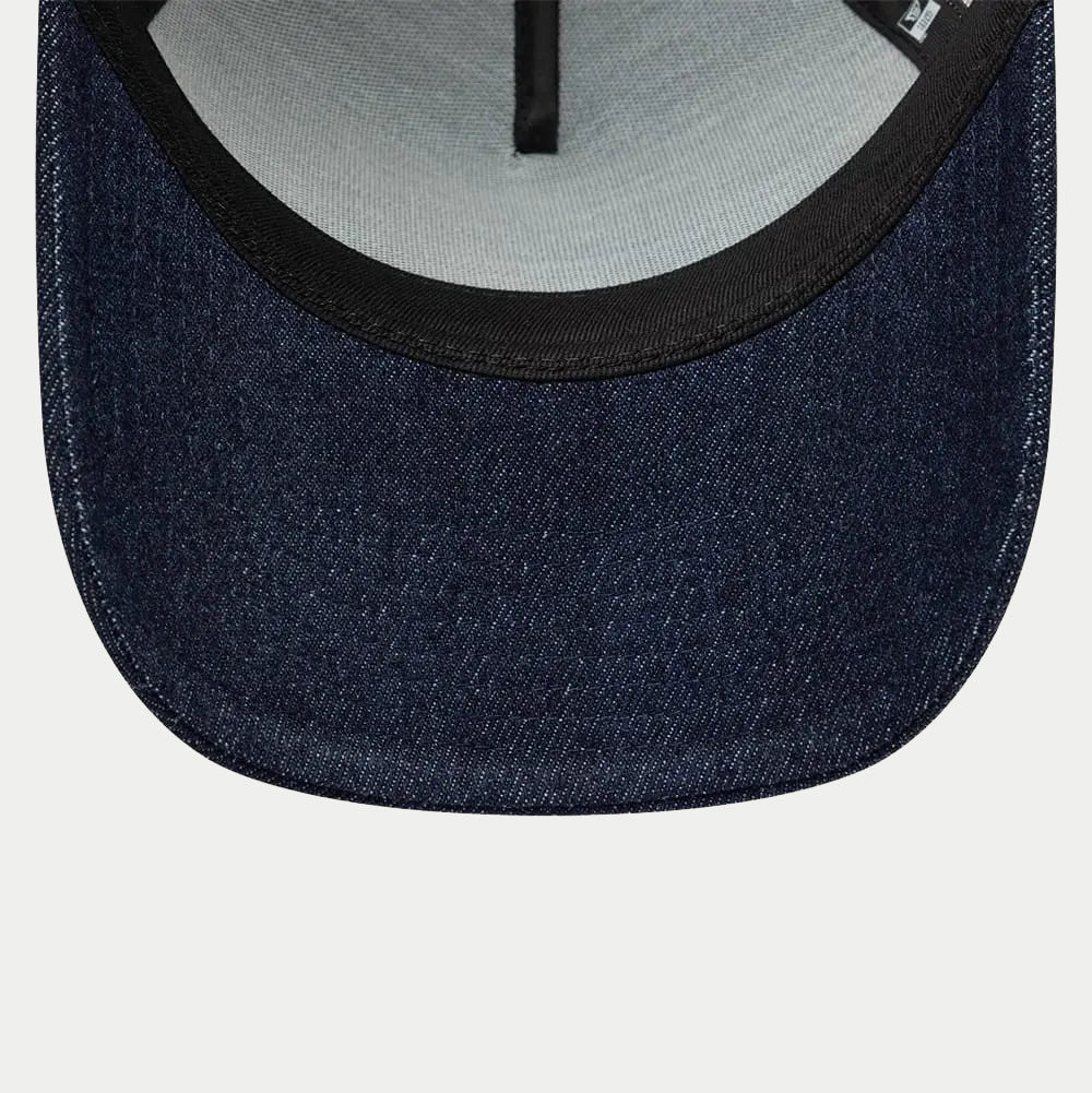 Casquette 9FORTY A-Frame Trucker New Era Patch Denim - Bleu Foncé - New Era