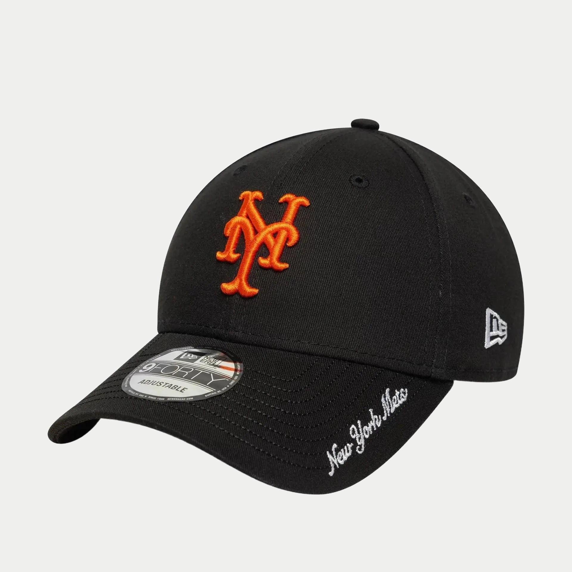 Casquette 9forty New York Mets Script Noir - New Era