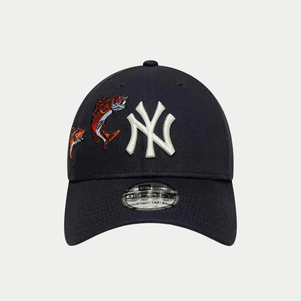 Casquette 9FORTY New York Yankees MLB Outdoor Icon - Bleu Marine - New Era