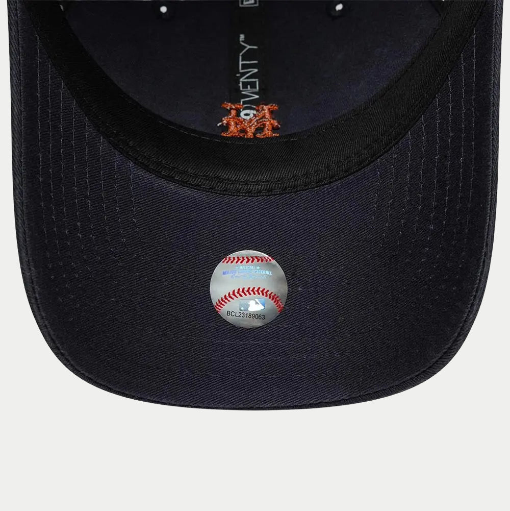 Casquette 9TWENTY New York Mets MLB Washed Mini Logo - Bleu Marine - New Era