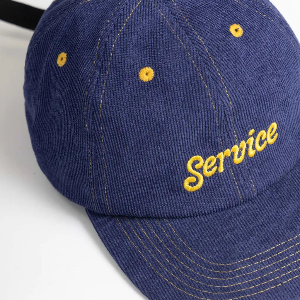 Casquette Velours Service Script Navy - Service Works - détail 2