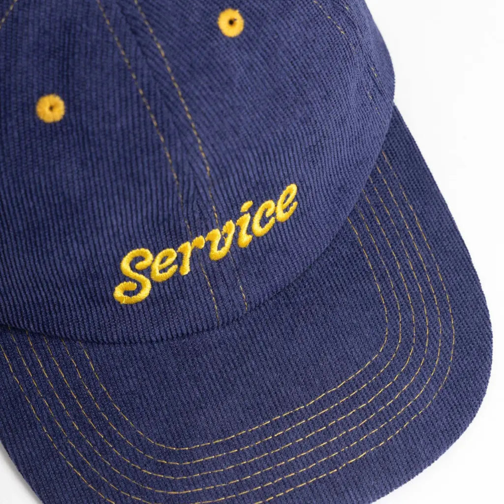Casquette Velours Service Script Navy - Service Works - détail 3