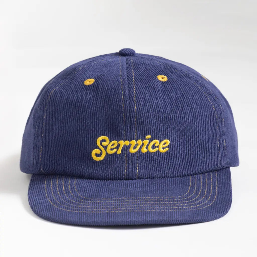 Casquette Velours Service Script Navy - Service Works - détail 4