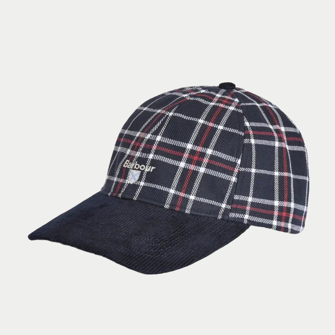 Casquette Benson - Navy et Red Check - Barbour