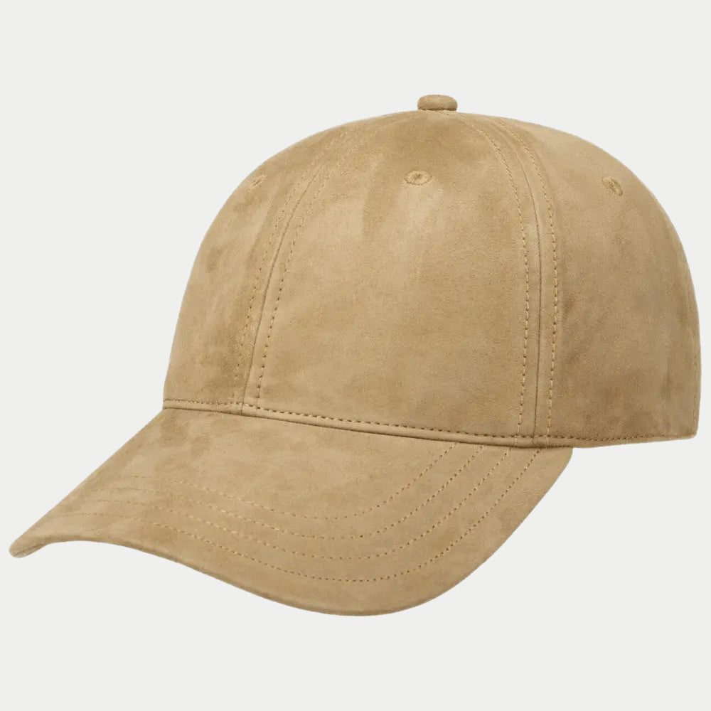 Casquette en Cuir Beige - Stetson