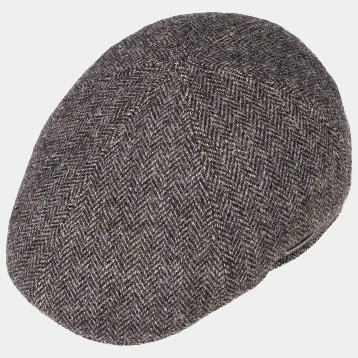 Casquette Texas laine à chevrons vue de dessus, six panneaux nervurés