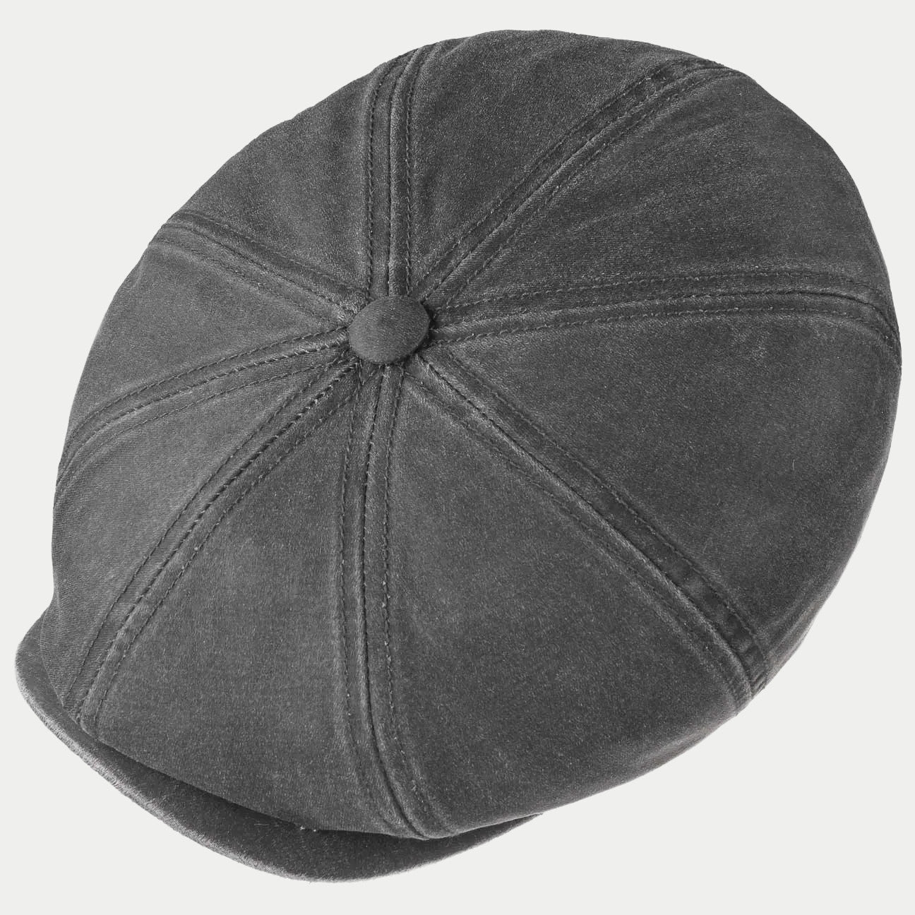 Casquette Haterras Old Cotton Noir - Stetson - détail 2