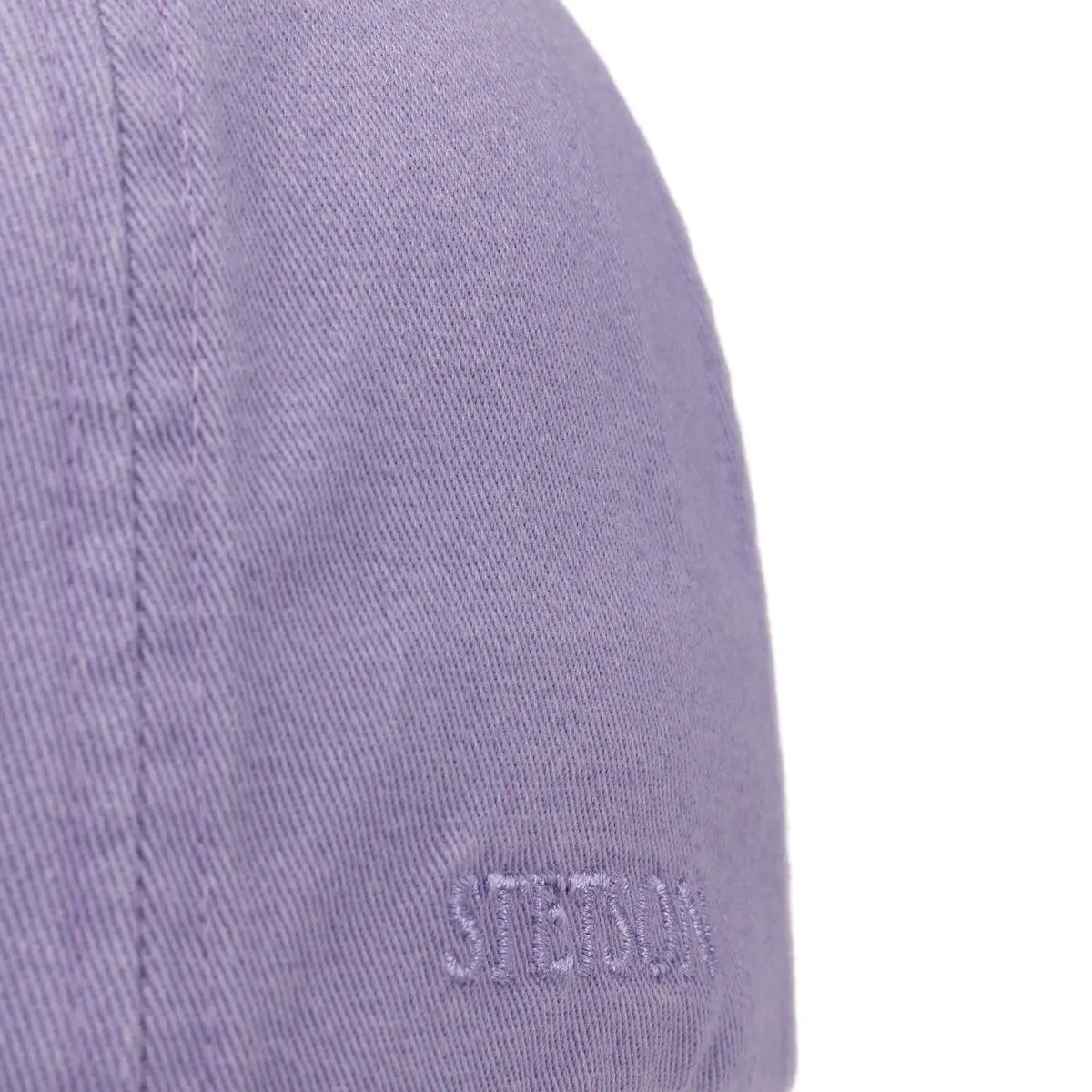 Lettrage Stetson brodé ton sur ton sur le panneau arrière lilas