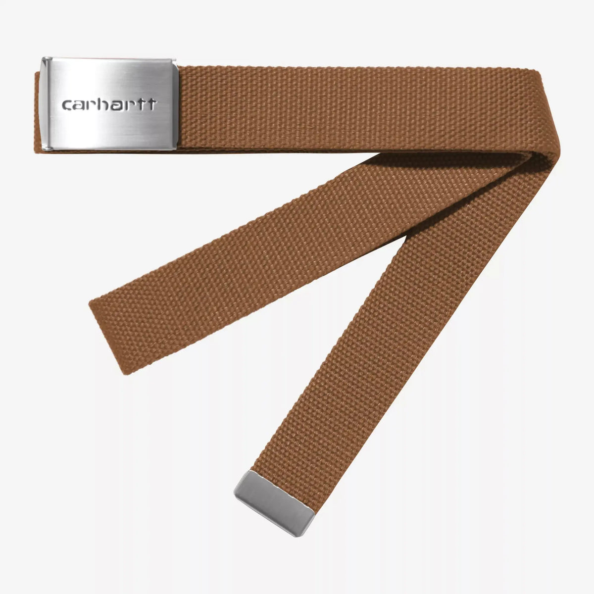 Ceinture Clip Belt Chrome - Hamilton Brown - Carhartt WIP