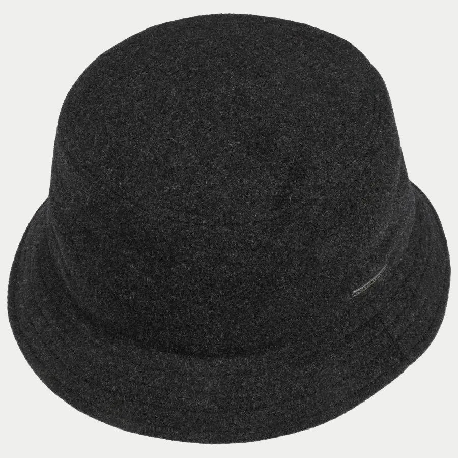 Bob Midval Avec Oreillettes Anthracite - Stetson - détail 2