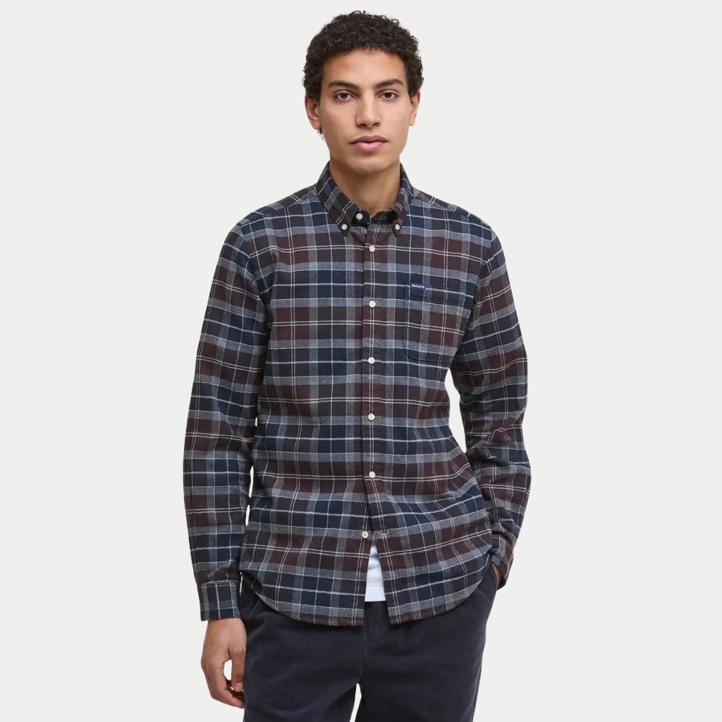 Chemise Kyeloch Midnight Oak Tartan - Barbour - détail 2