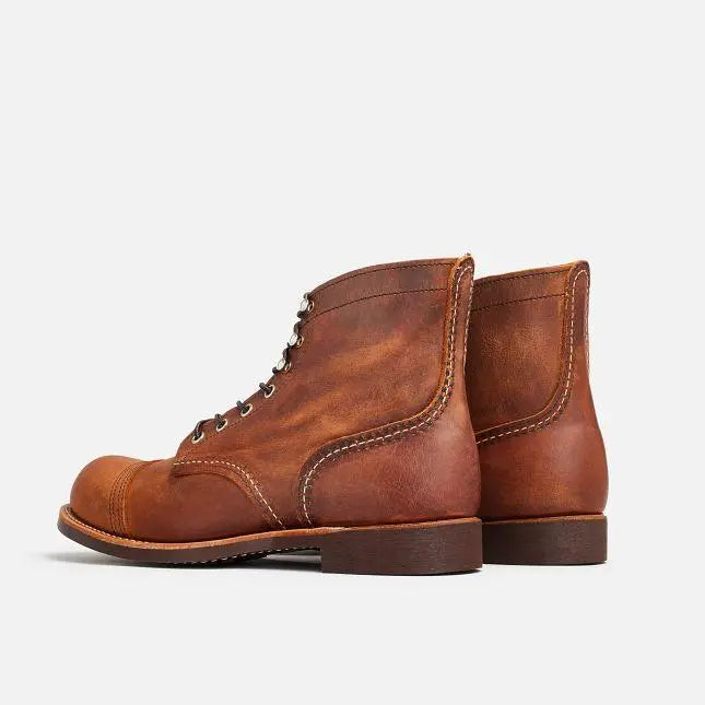 Iron Ranger Copper Rough & Tough Red Wing - vue arrière, talon et laçage