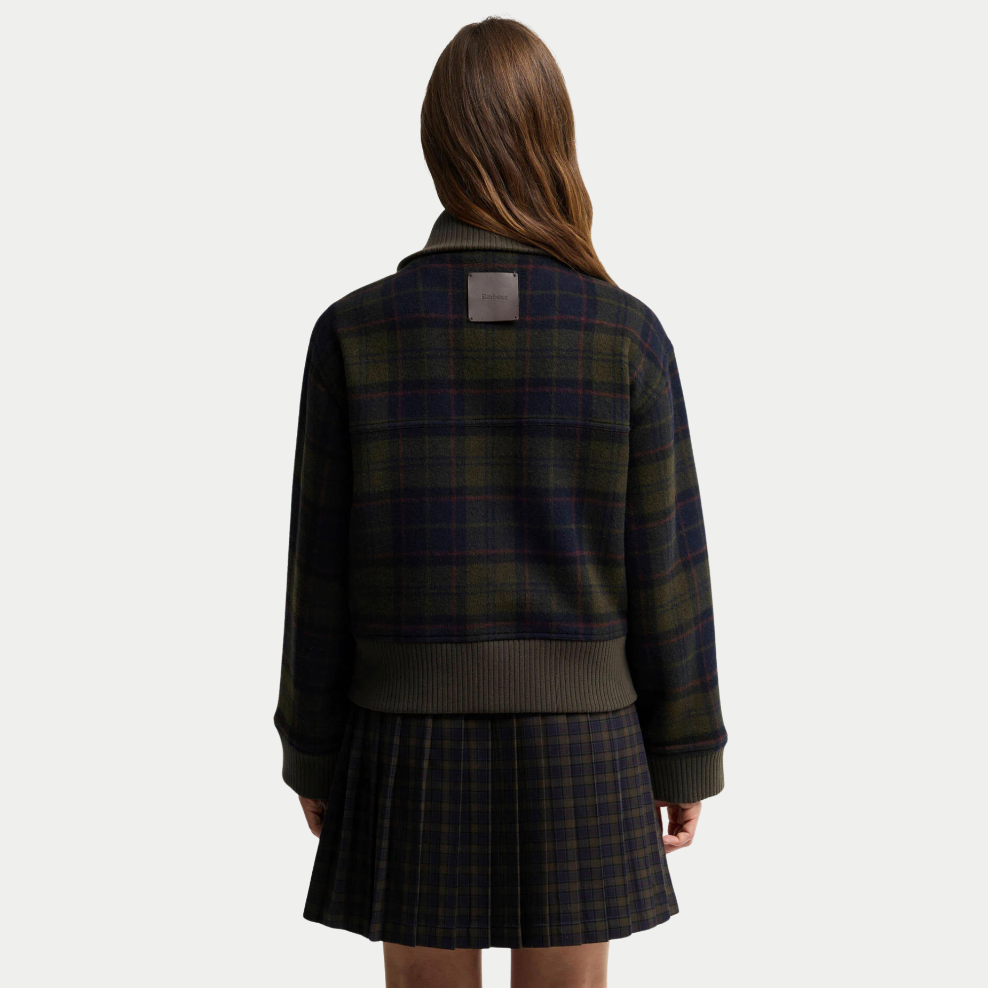 Veste Ivybridge - Tartan Olive Foncé