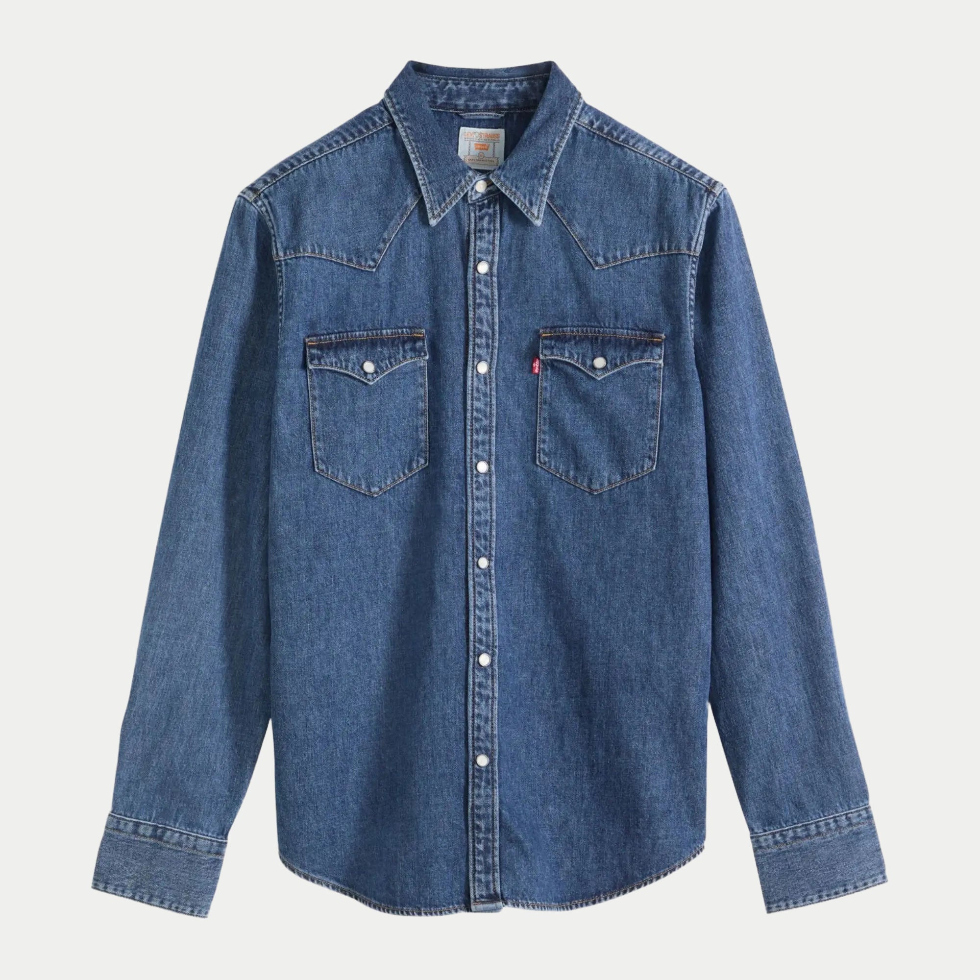 Chemise Western Barstow Levi's Solucell Western à plat, face : pattes à pression, deux poches poitrine à rabat