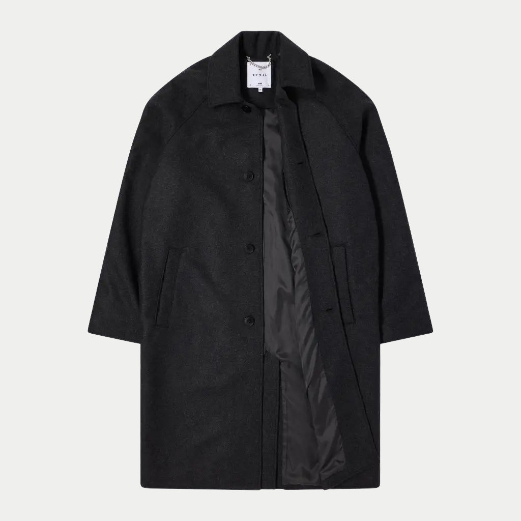 Manteau en Laine Mac Gris - Edwin