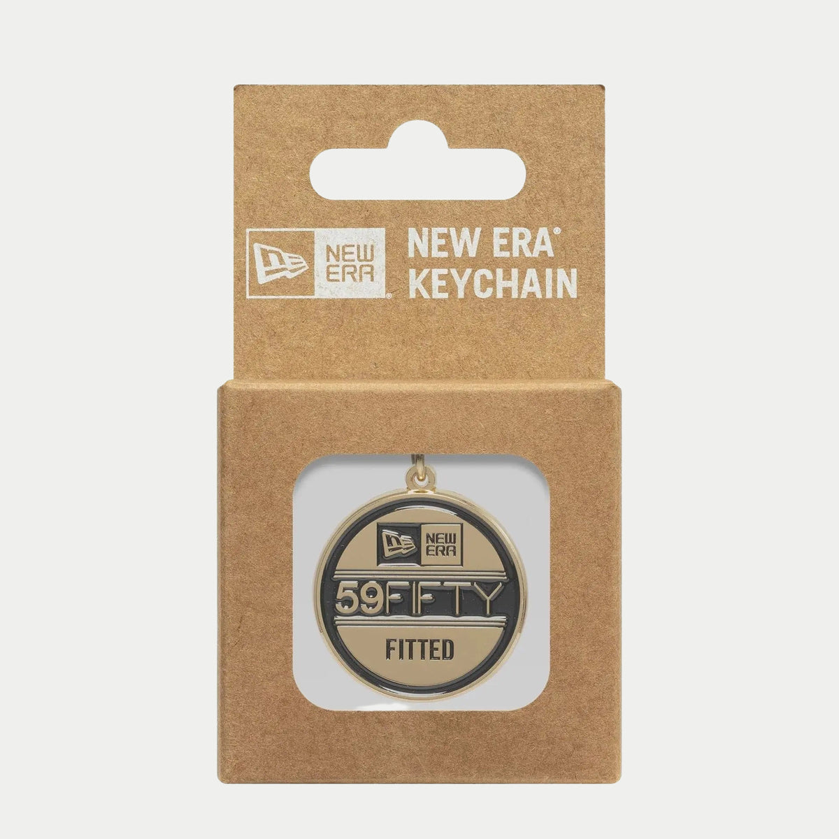 Le porte-clés 59Fifty présenté dans son coffret carton kraft d'origine