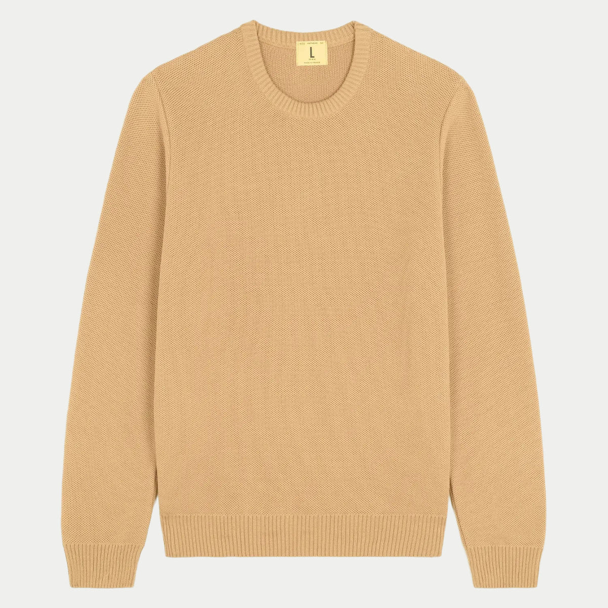 Pull Agop Coton - Camel - Nitto Knitwear
