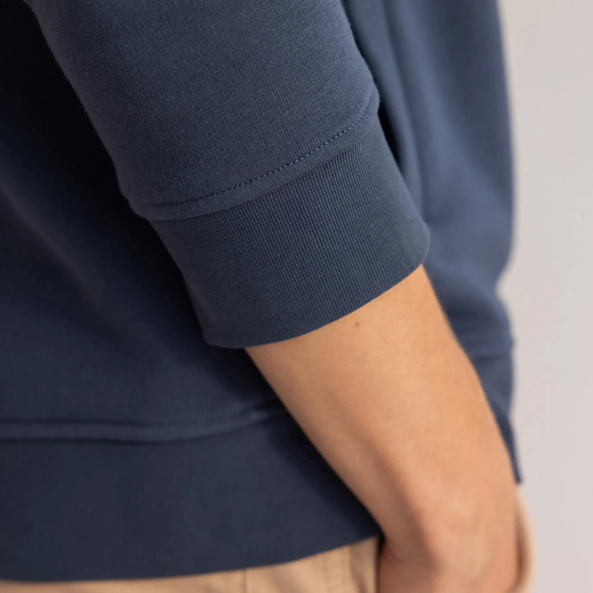 Sweat Horte - Marine - Faguo - détail 3