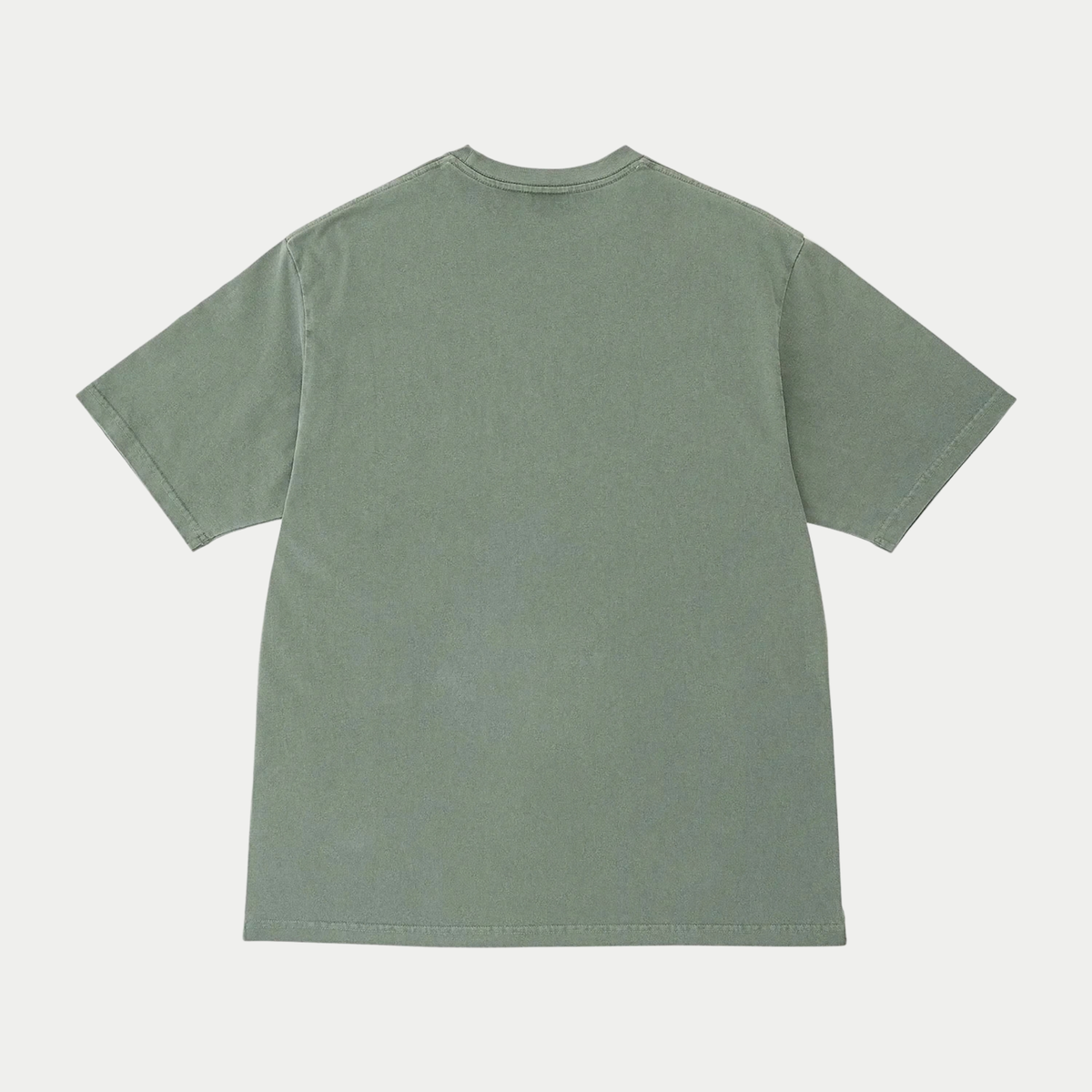 T-shirt Bone Sage Gramicci - packshot du dos, vert sauge uni sans impression