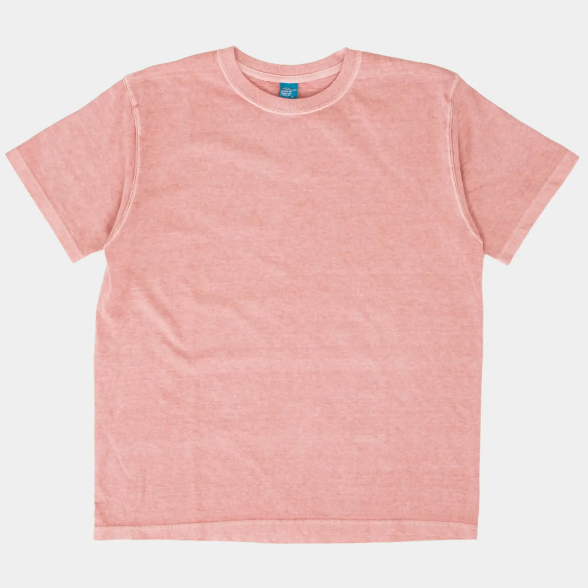 T-shirt Good On Coral, rose corail délavé, vu de face à plat