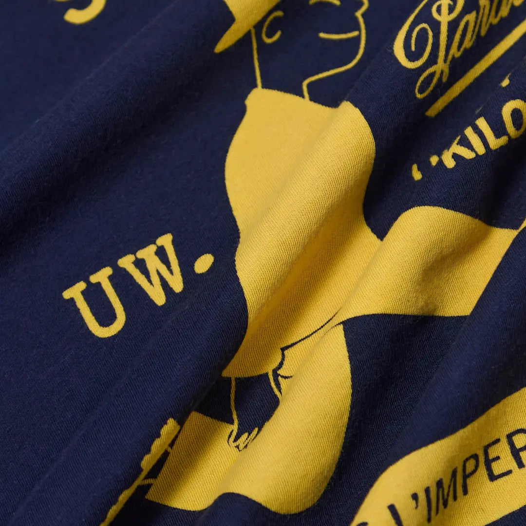 T-shirt Paraboot - Navy - Universal Works - détail 6
