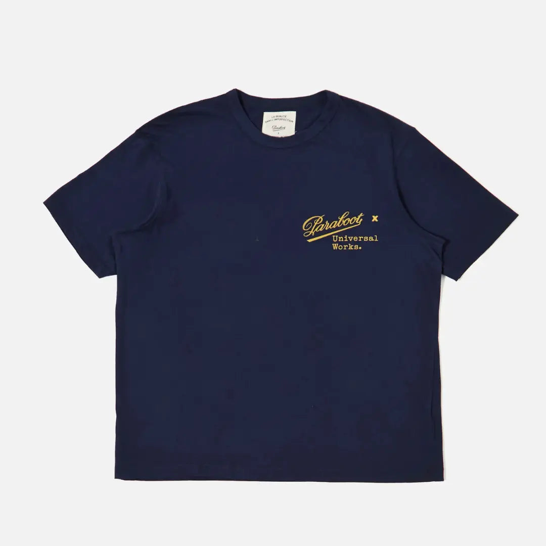 T-shirt Paraboot - Navy - Universal Works