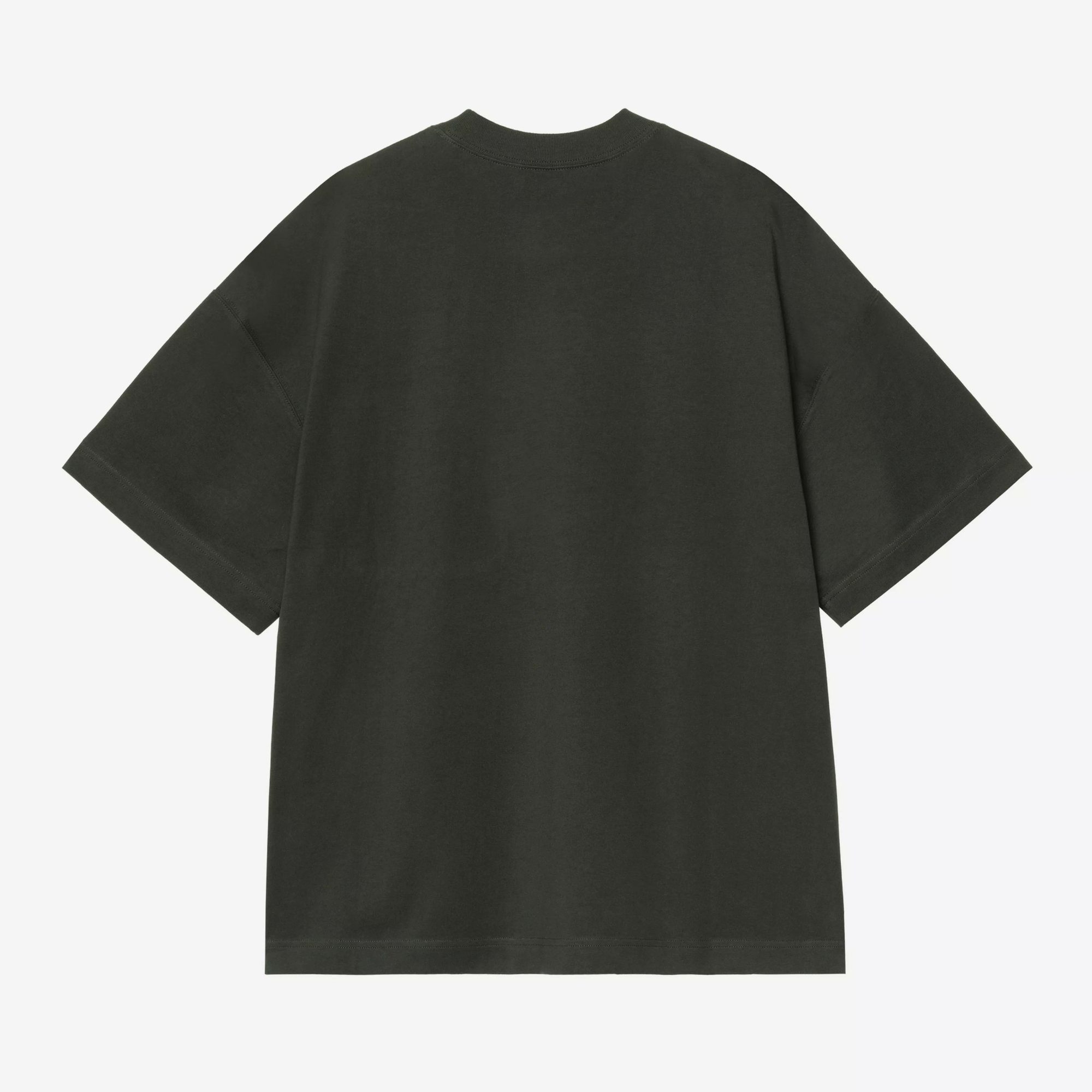 Dos uni du T-shirt Work Pocket Carhartt WIP Raven, coupe boxy et manches amples