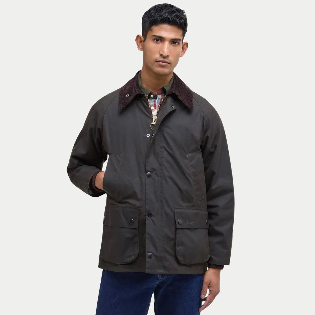 Veste Bedale - Olive - Barbour - détail 2