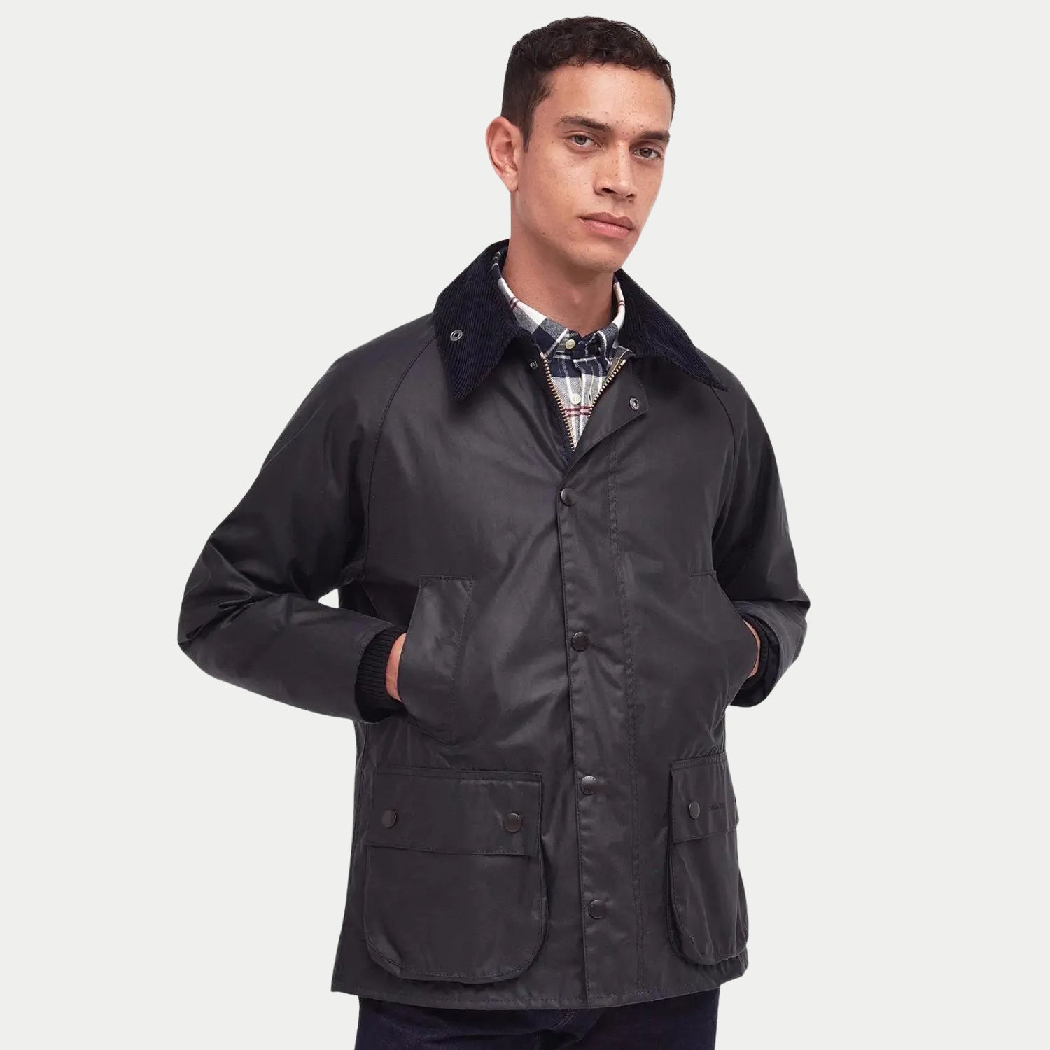 Veste Bedale - Navy - Barbour - détail 2
