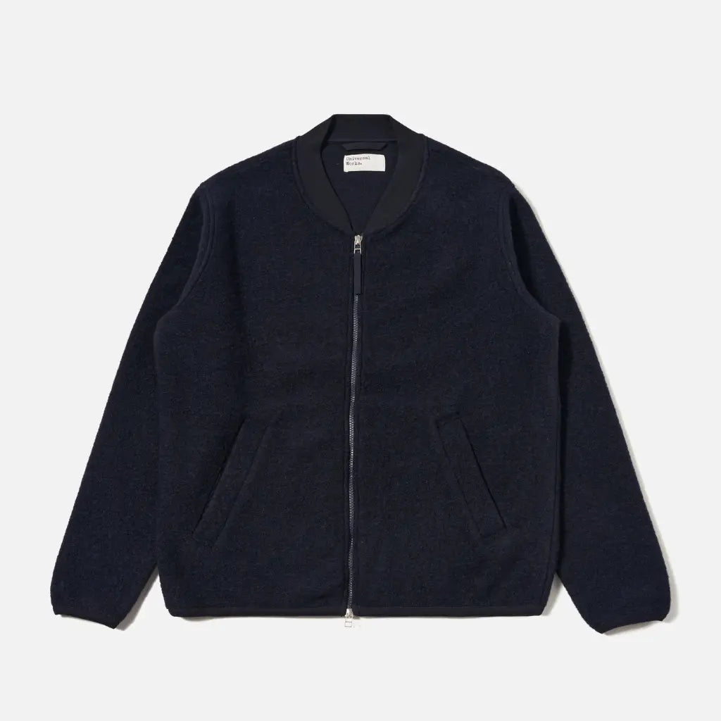 Zip Bomber - Navy - Universal Works