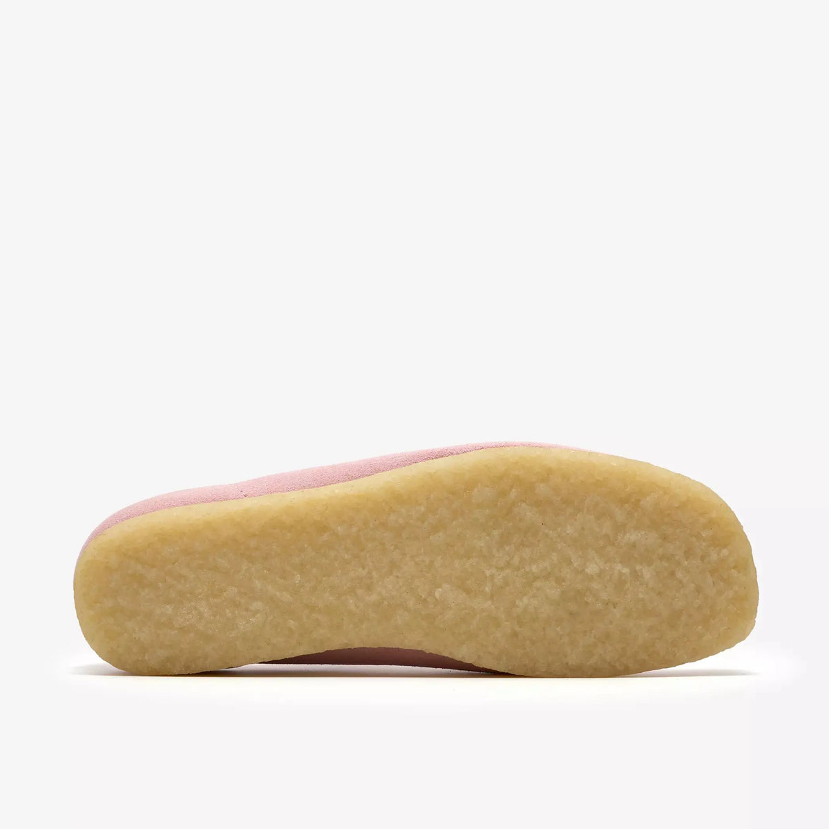 Semelle crêpe naturelle de la Wallabee Rose Pâle, vue de dessous